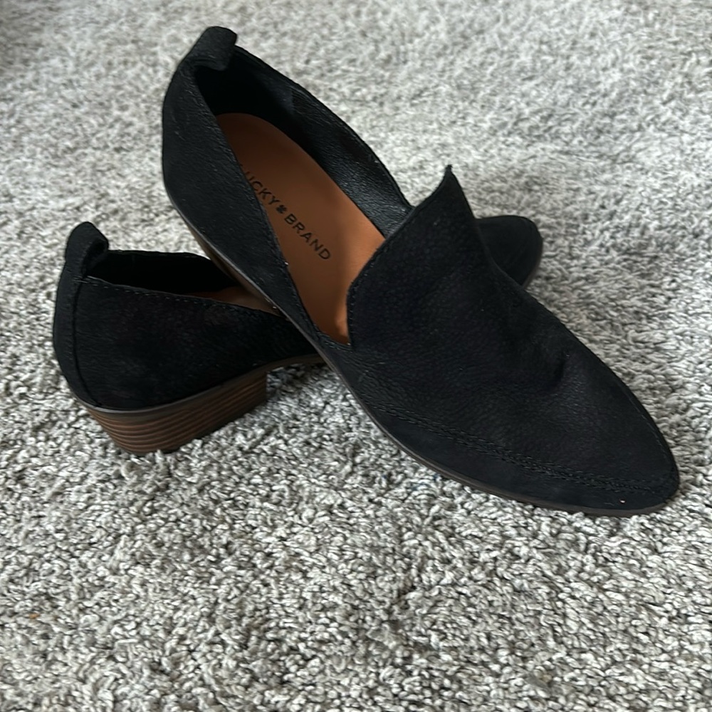 Black lucky brand dress shoes